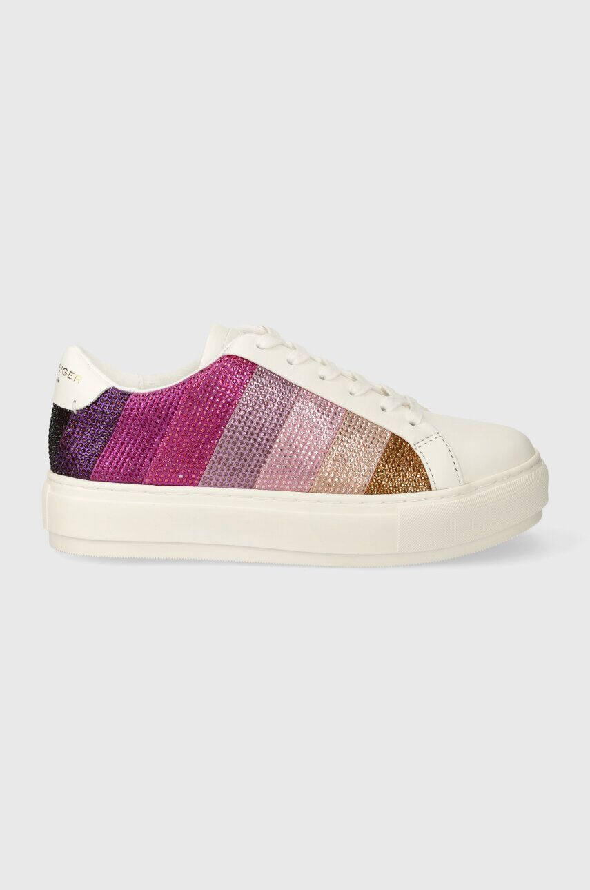 Kurt Geiger London Tenisky Laney Stripe Crystal 9354557109 - Pepit.sk