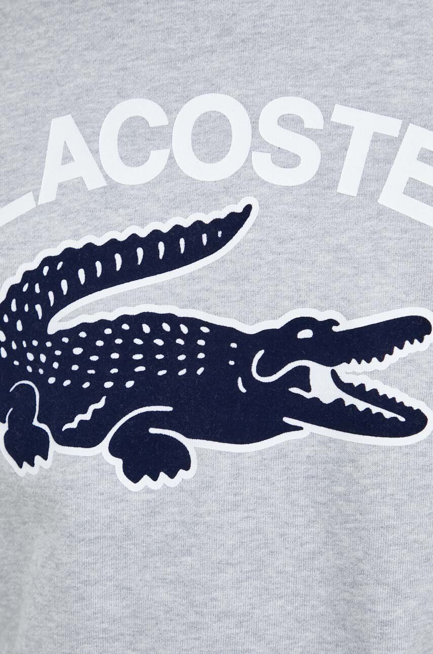 Lacoste Bavlnená mikina SH9660-166 pánska tmavomodrá farba s kapucňou s nášivkou - Pepit.sk