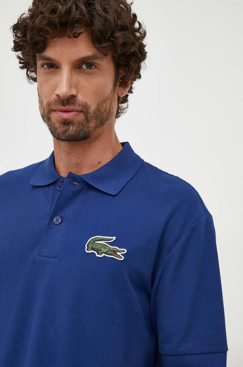 Lacoste Bavlnené polo tričko s nášivkou - Pepit.sk