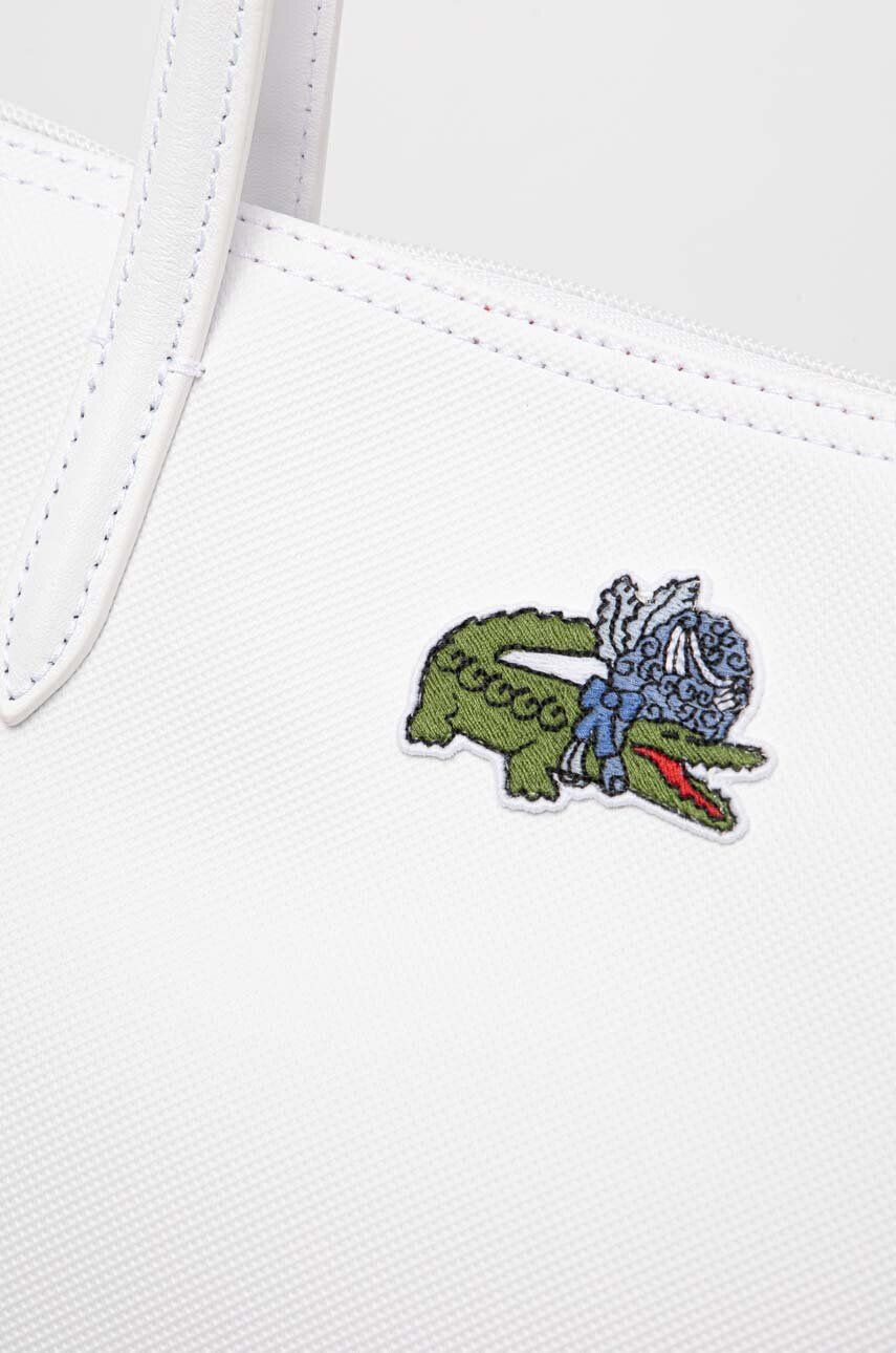 Lacoste Kabelka x Netflix biela farba - Pepit.sk