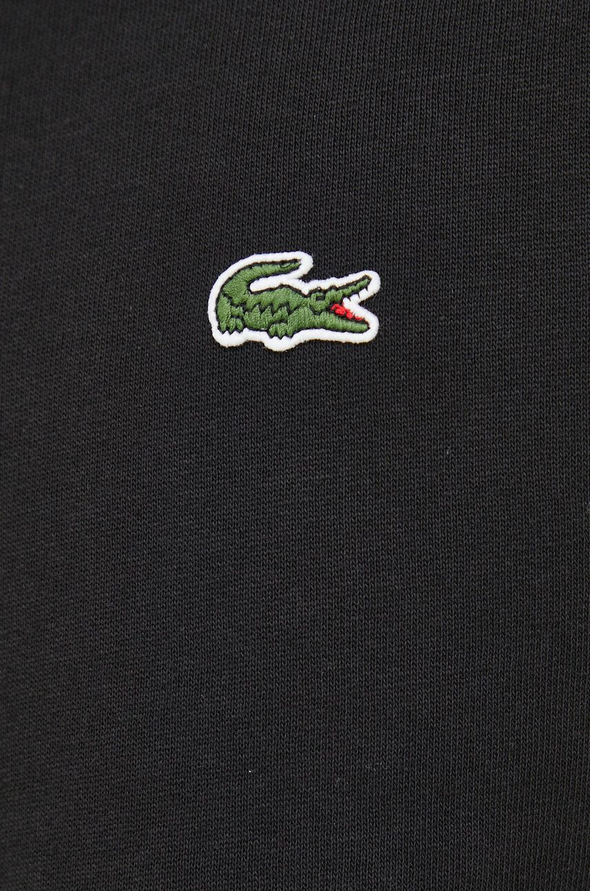 Lacoste Mikina SH9608-132 pánska čierna farba jednofarebná - Pepit.sk