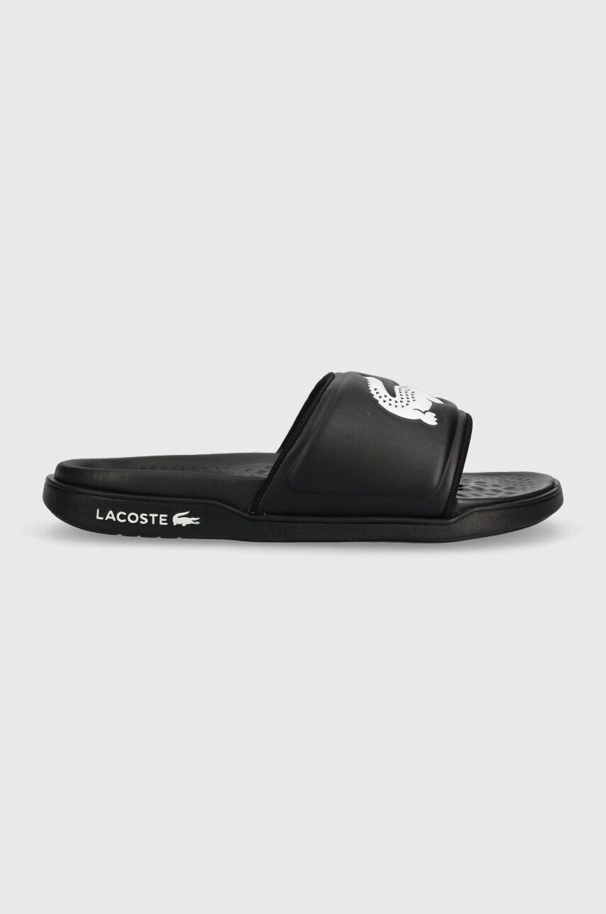 Lacoste Šľapky CROCO DUALISTE dámske čierna farba 43CFA0040 - Pepit.sk