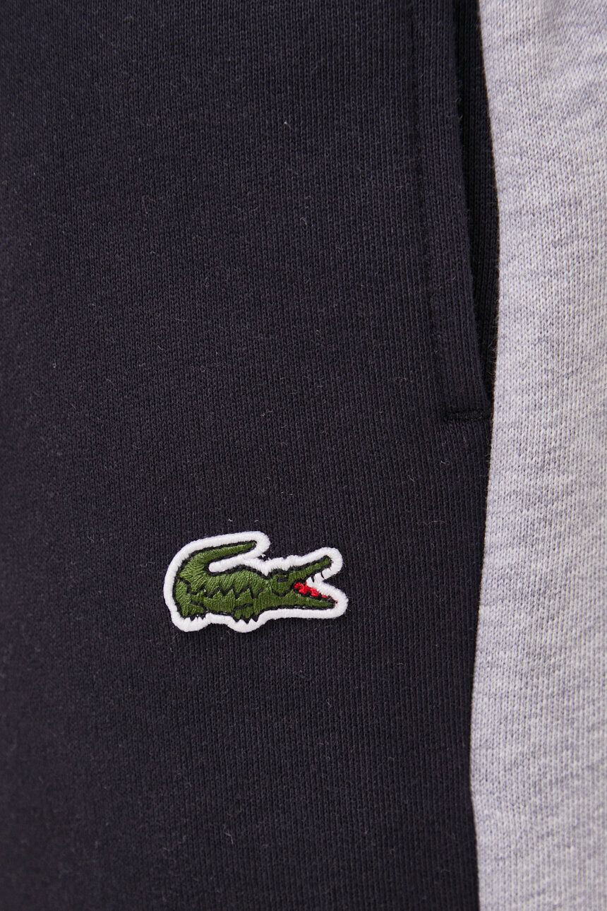 Lacoste Tepláky šedá farba vzorované - Pepit.sk