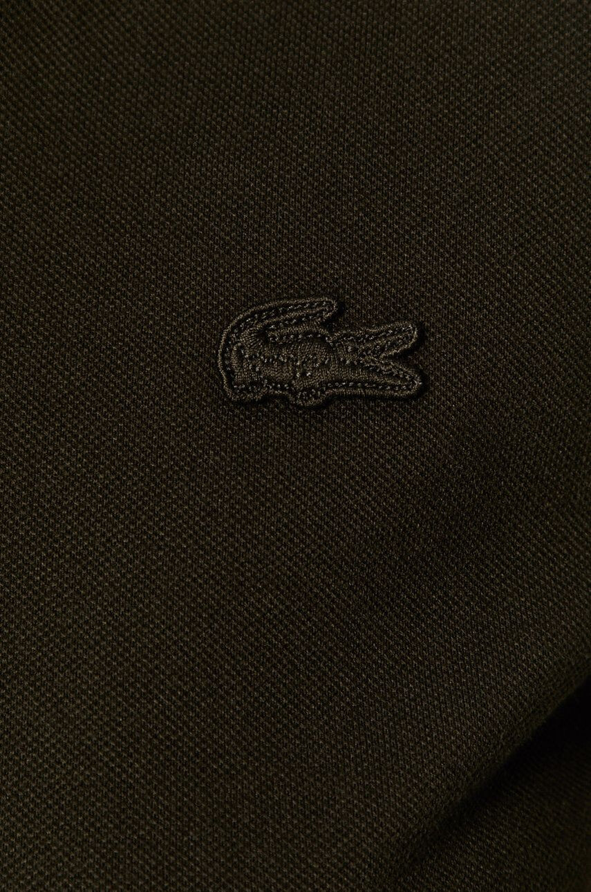 Lacoste Tričko PF5462-001 dámske čierna farba s golierom - Pepit.sk