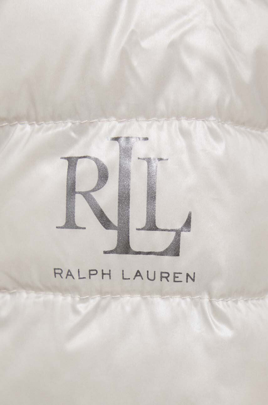 Lauren Ralph Lauren Páperová bunda dámska béžová farba prechodná - Pepit.sk