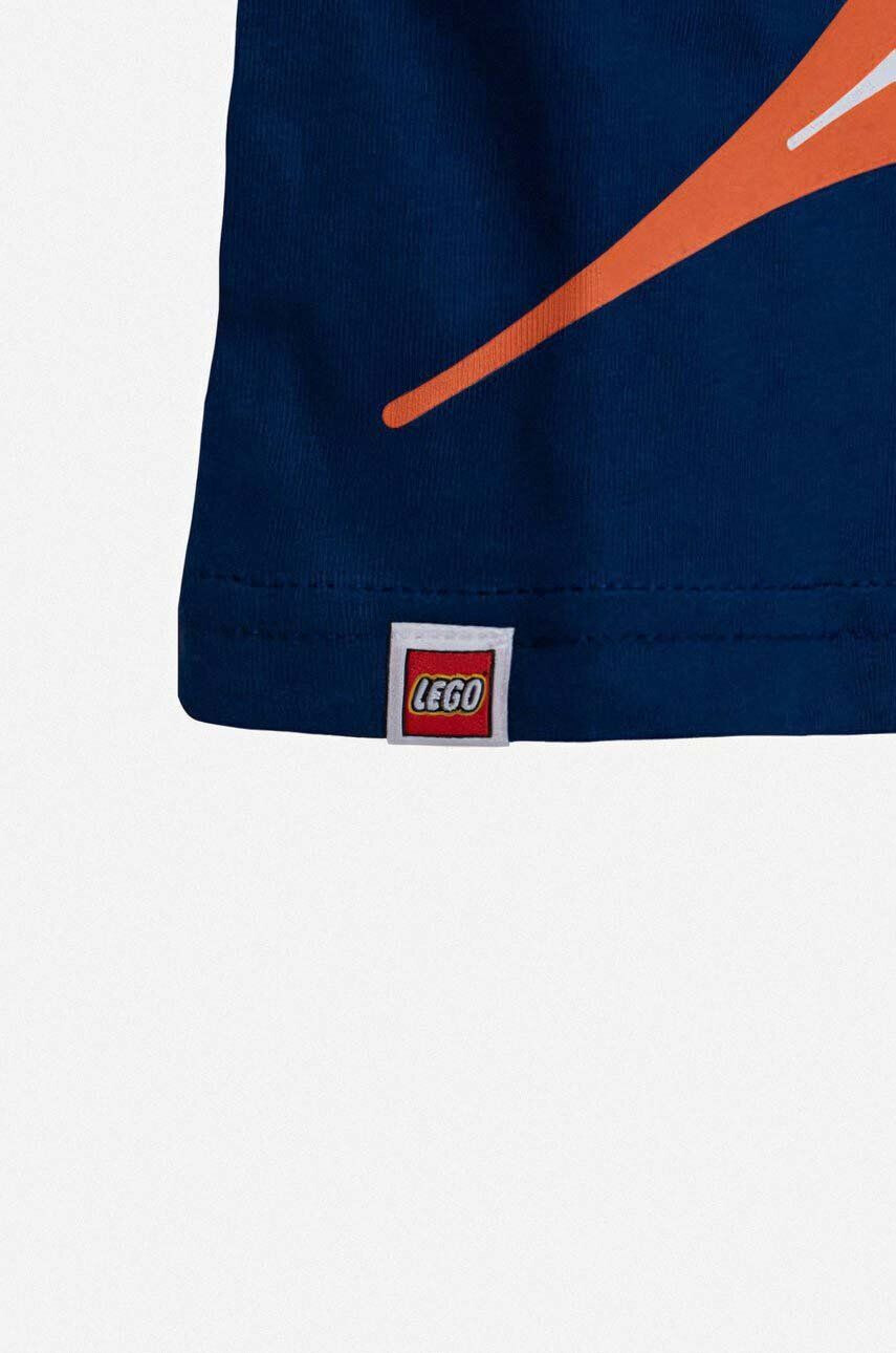 Lego Detské tričko s dlhým rukávom tmavomodrá farba s potlačou Koszulka Wear T-shirt Longsleeve 12010638 577 - Pepit.sk