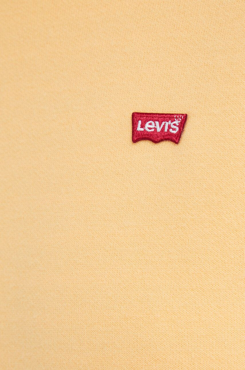 Levi's Bavlnená mikina 24688.0053-YellowsO dámska oranžová farba jednofarebná - Pepit.sk