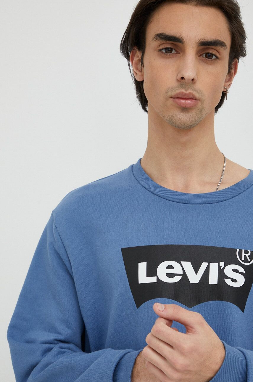 Levi's Bavlnená mikina pánska s potlačou - Pepit.sk