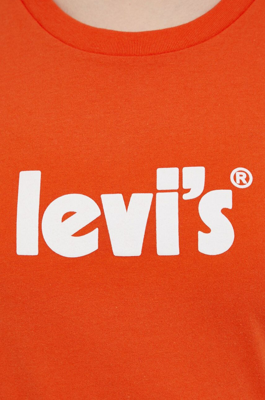 Levi's Bavlnené tričko 17369.1758-Yellows/Or oranžová farba - Pepit.sk