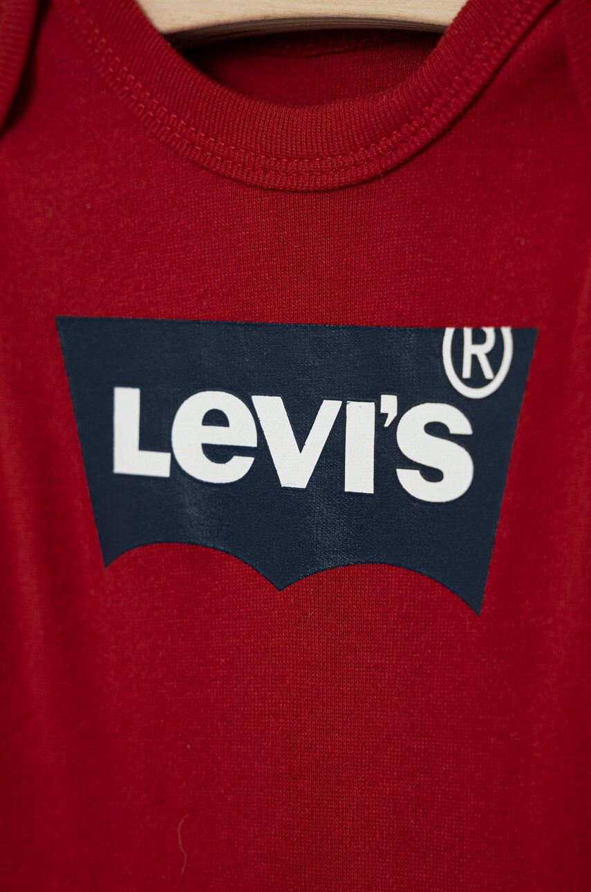 Levi's Body pre bábätká biela farba - Pepit.sk