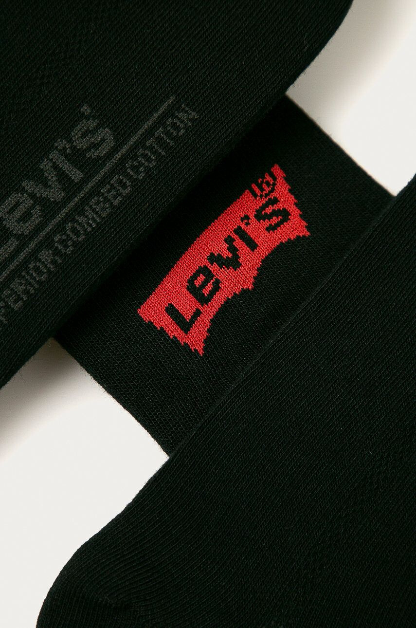 Levi's Členkové ponožky (3-pak) 37157.0175-jetblack - Pepit.sk