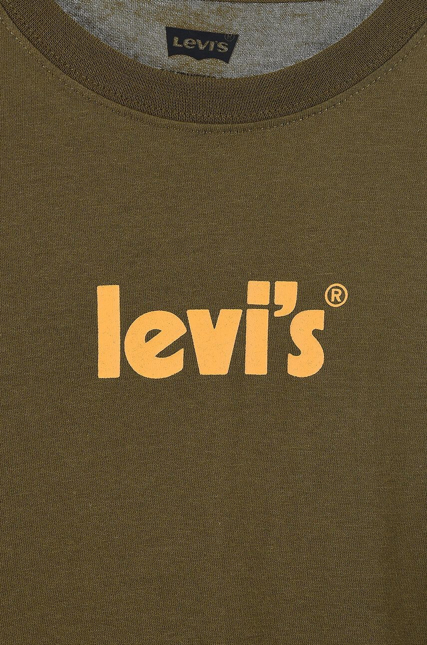 Levi's Detská bavlnená košeľa s dlhým rukávom - Pepit.sk