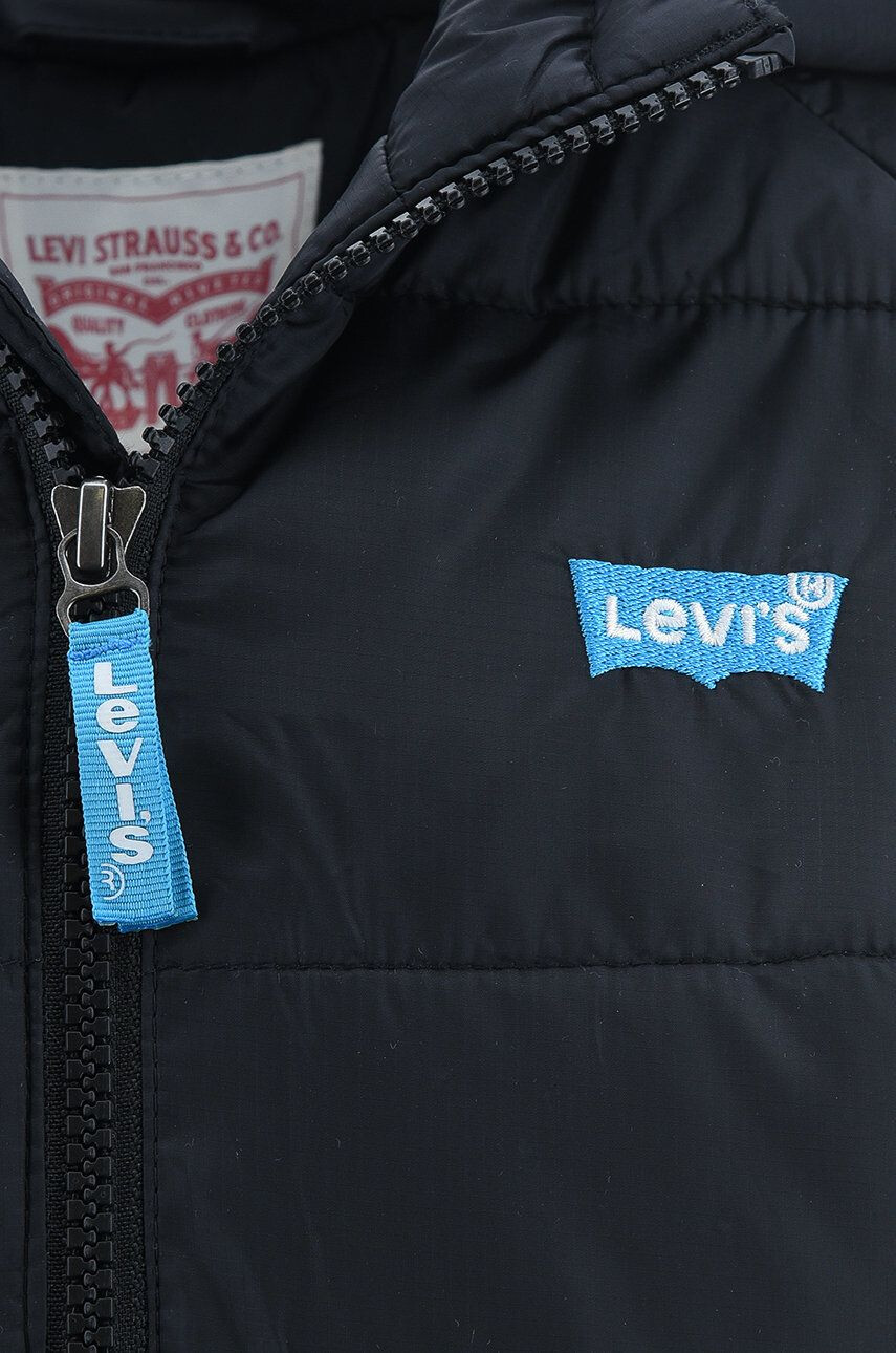 Levi's Detská bunda čierna farba - Pepit.sk