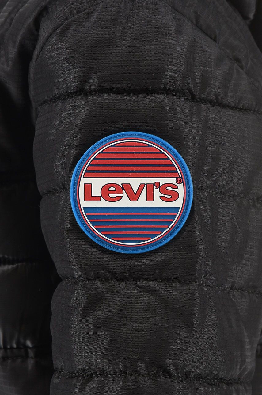 Levi's Detská bunda čierna farba - Pepit.sk