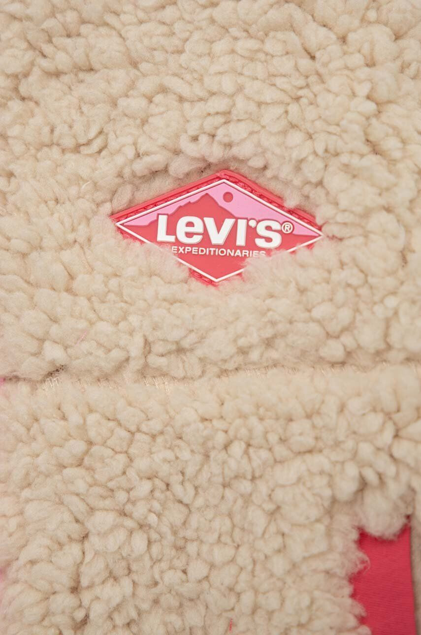 Levi's Detská bunda béžová farba - Pepit.sk