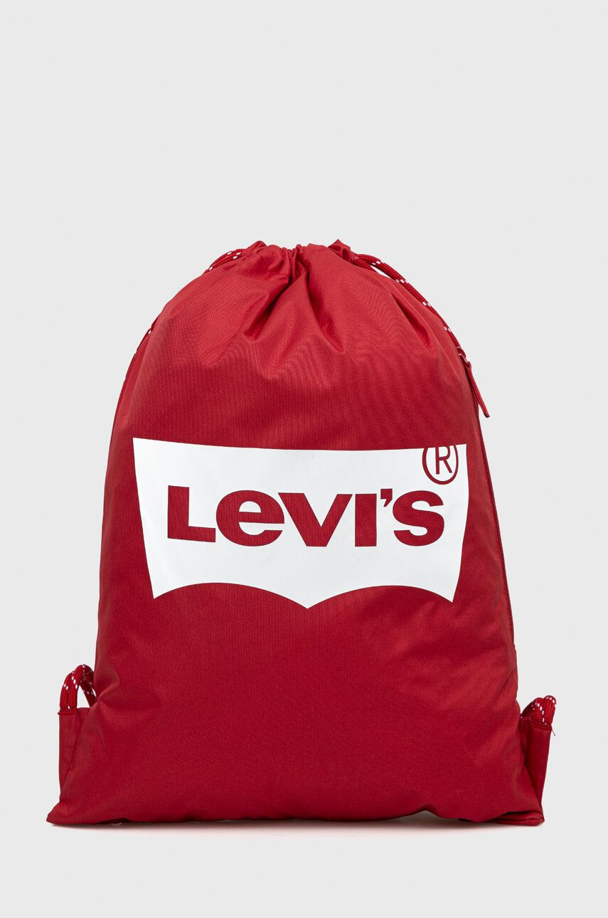 Levi's Detský ruksak červená farba s potlačou - Pepit.sk