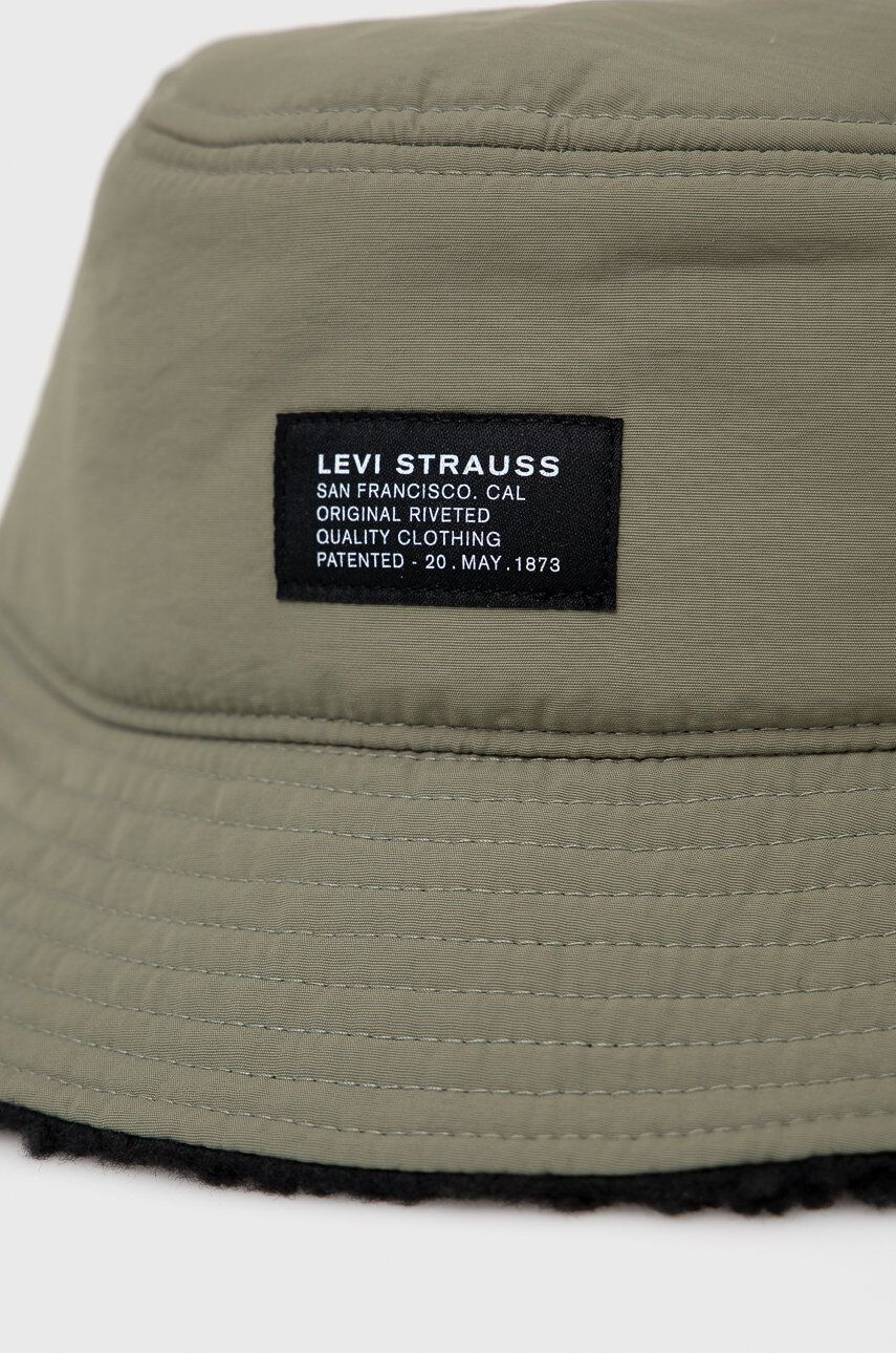 Levi's Klobúk zelená farba - Pepit.sk