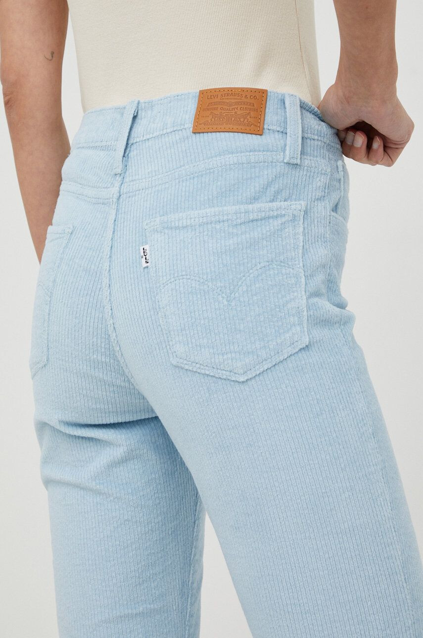 Levi's Nohavice 724 High Rise Straight dámske priliehavé vysoký pás - Pepit.sk