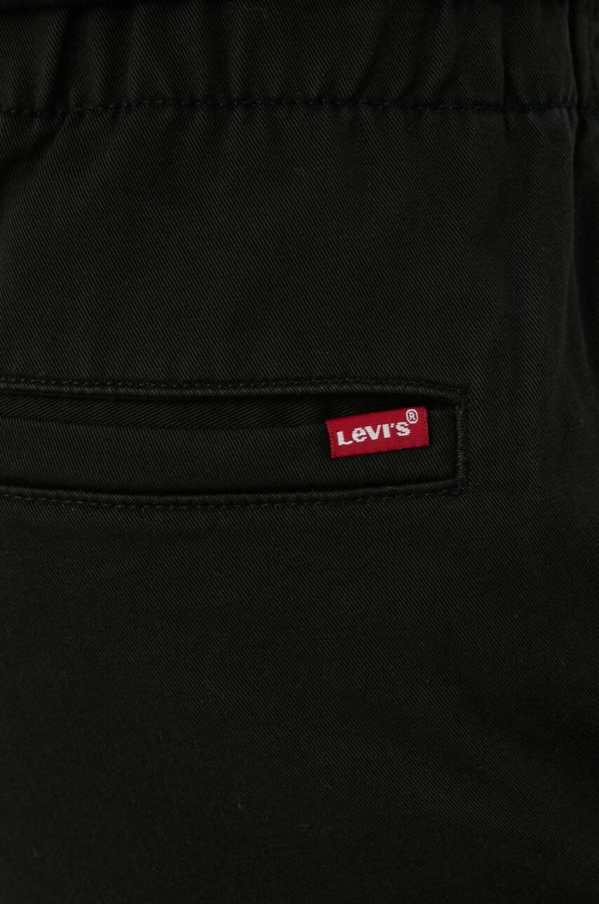 Levi's nohavice pánske čierna farba strih chinos - Pepit.sk