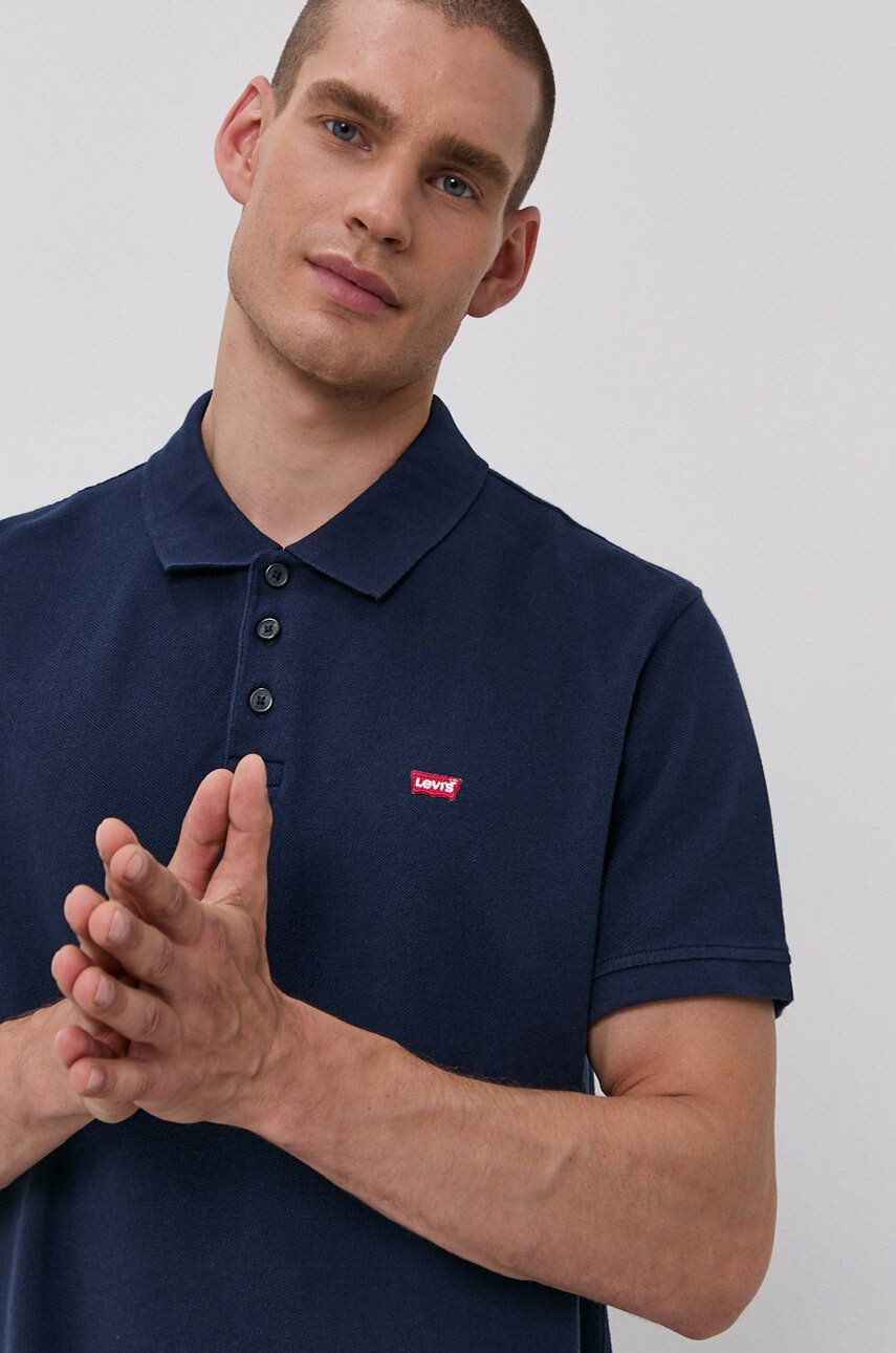 Levi's Polo tričko 35883.0005-Blues pánske tmavomodrá farba jednofarebné - Pepit.sk