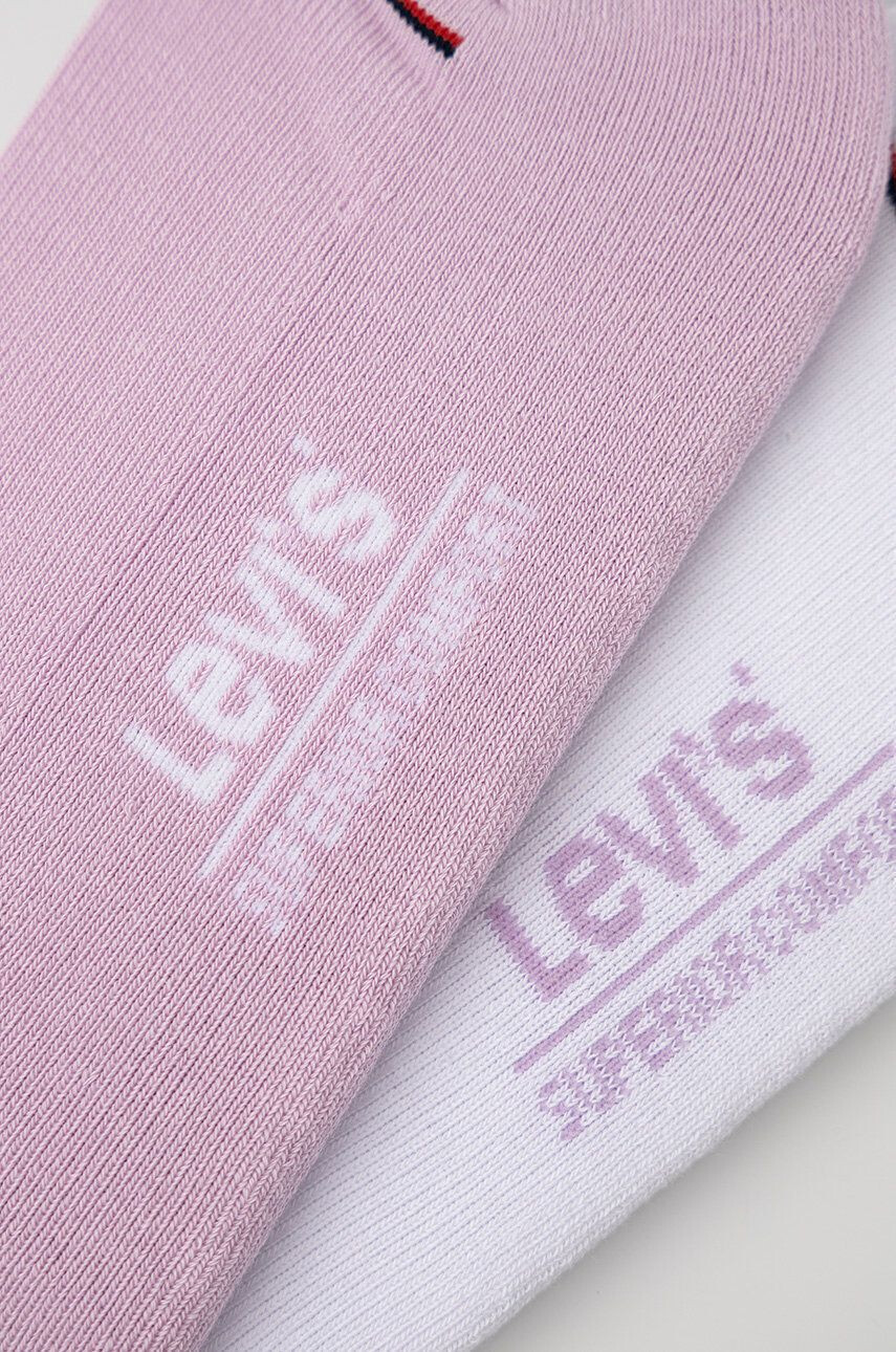 Levi's Ponožky pánske ružová farba - Pepit.sk