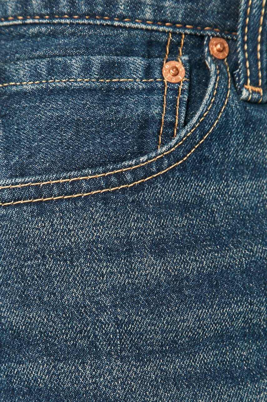 Levi's Rifľové krátke nohavice 36512.0139-MedIndigoF pánske tmavomodrá farba - Pepit.sk