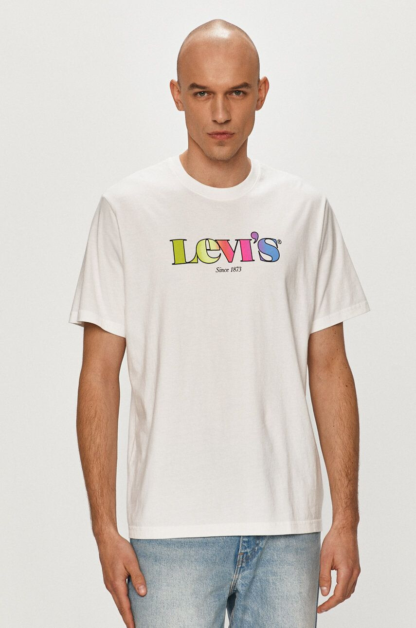 Levi's Tričko biela farba - Pepit.sk