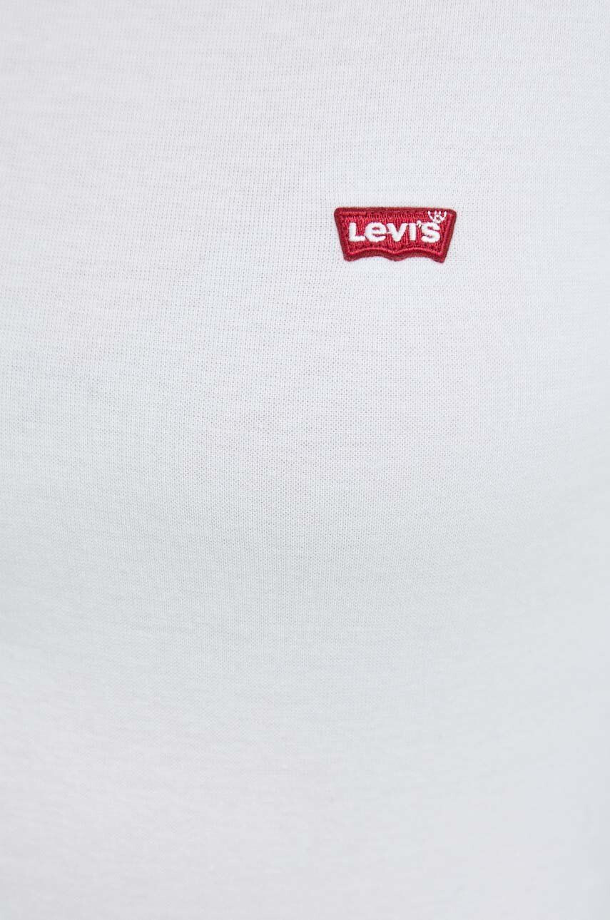 Levi's Tričko s dlhým rukávom 2-pak dámsky biela farba - Pepit.sk