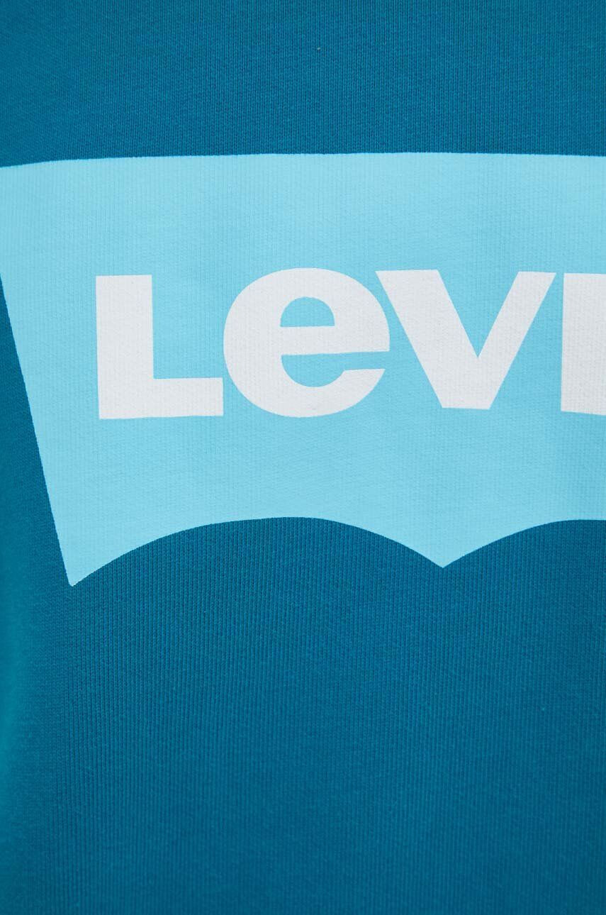 Levi's Bavlnená mikina pánska s kapucňou s potlačou - Pepit.sk