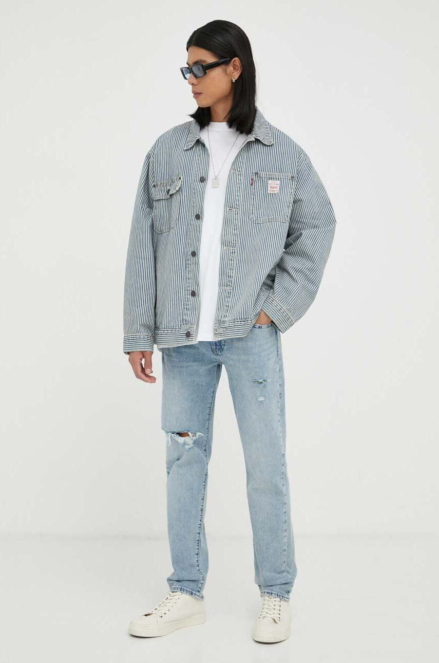 Levi's Bavlnená rifľová bunda prechodná oversize - Pepit.sk