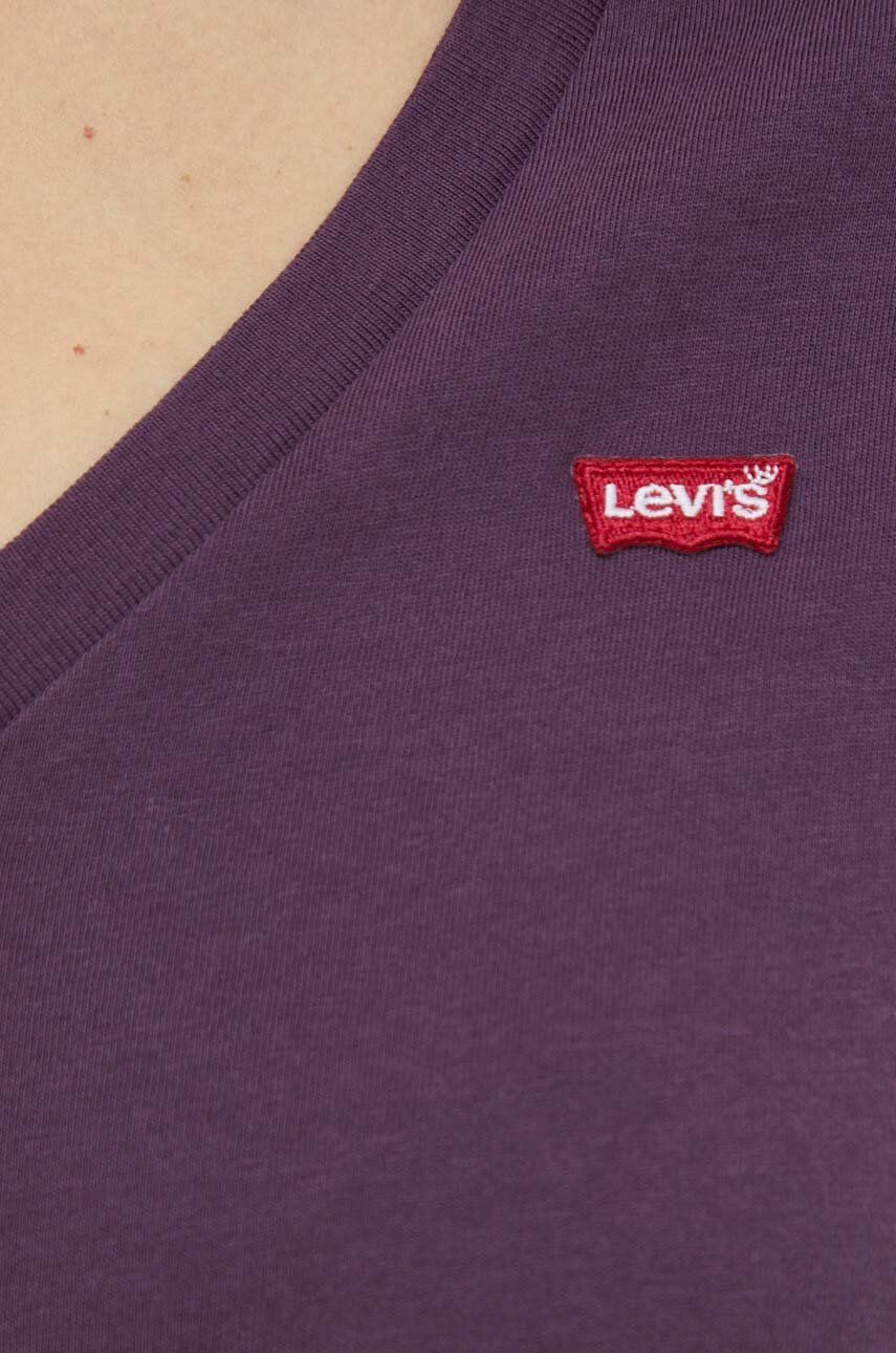 Levi's Bavlnené tričko ružová farba - Pepit.sk