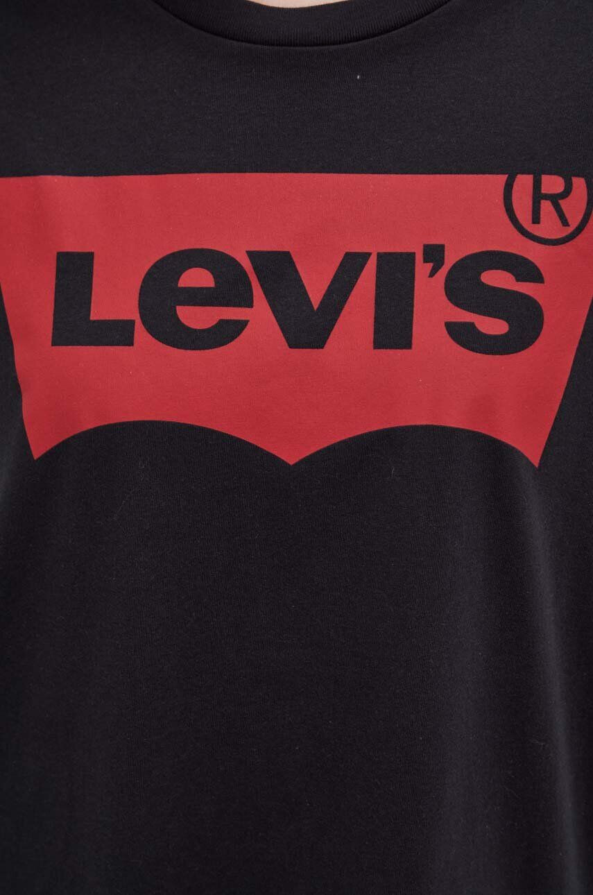 Levi's Bavlnené tričko 17369.0201-BLACK čierna farba - Pepit.sk