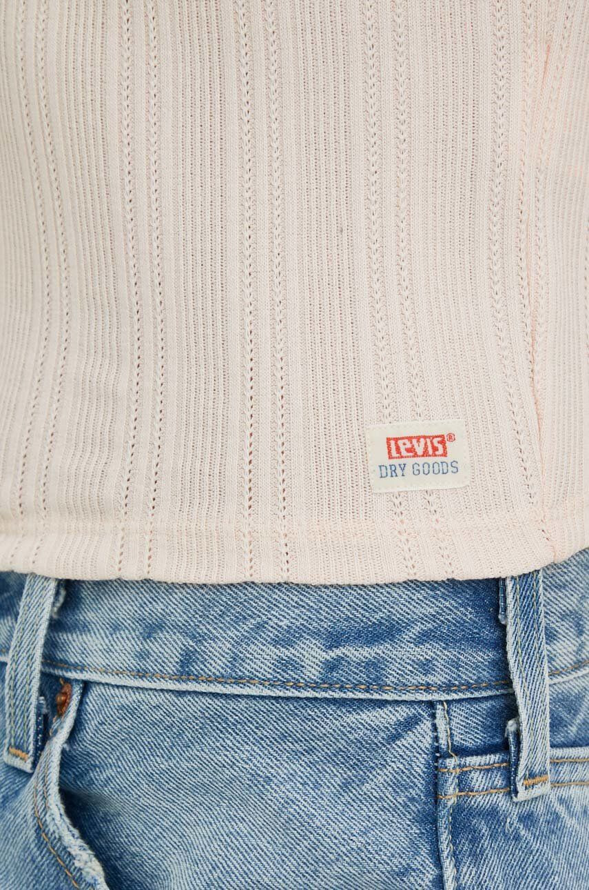 Levi's Blúzka dámska ružová farba jednofarebná - Pepit.sk