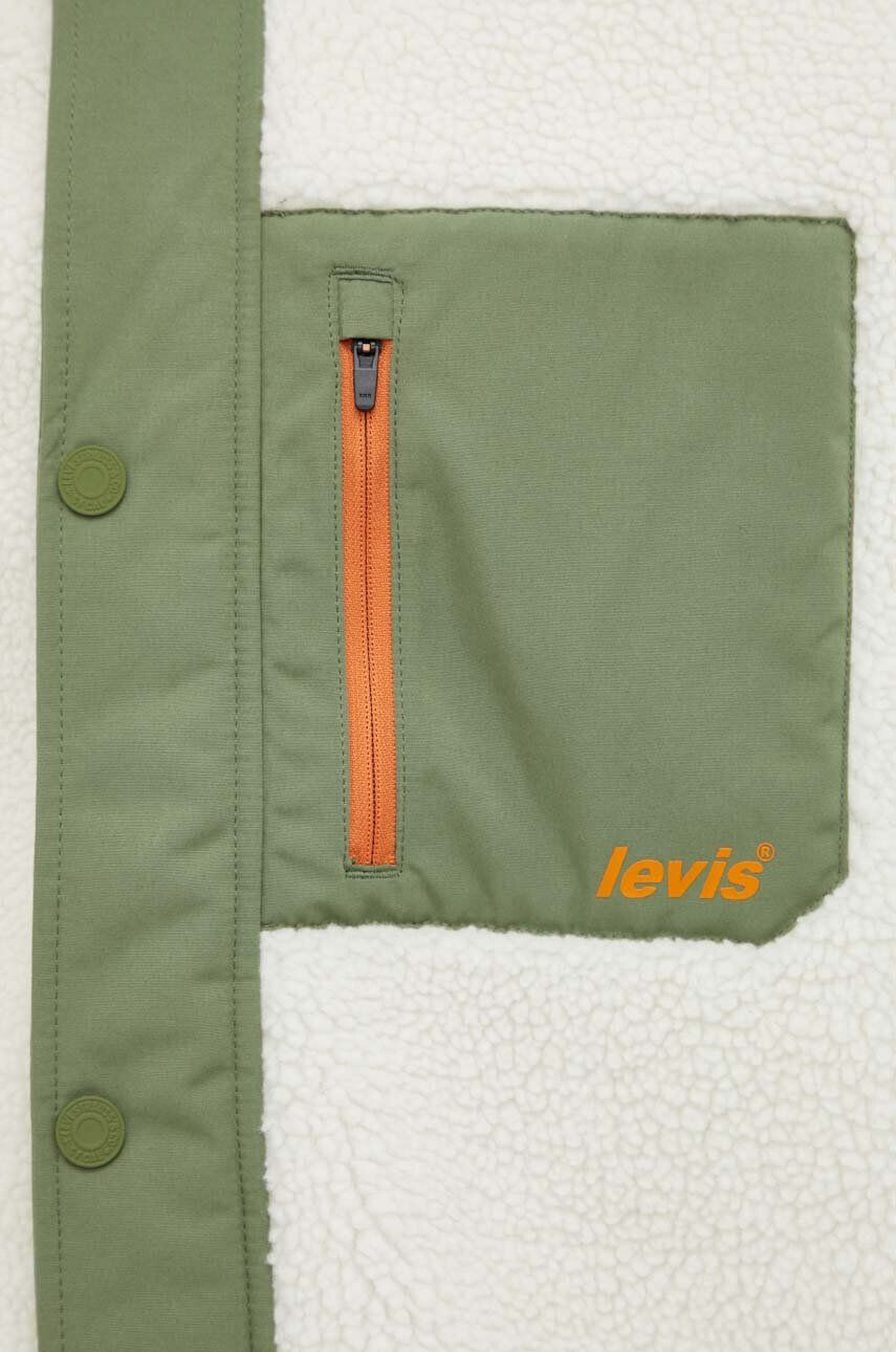 Levi's Bunda pánska biela farba prechodná - Pepit.sk