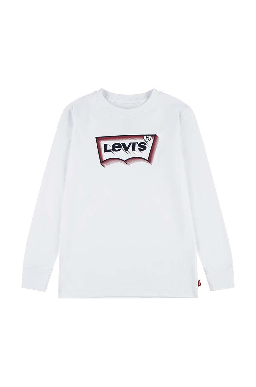 Levi's Detská bavlnená košeľa s dlhým rukávom - Pepit.sk