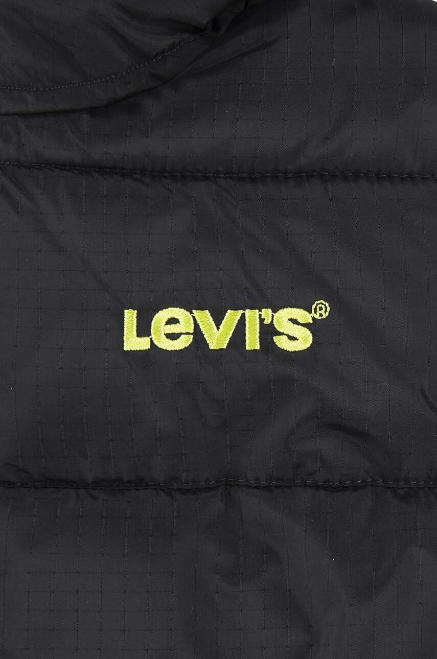 Levi's Detská bunda čierna farba - Pepit.sk