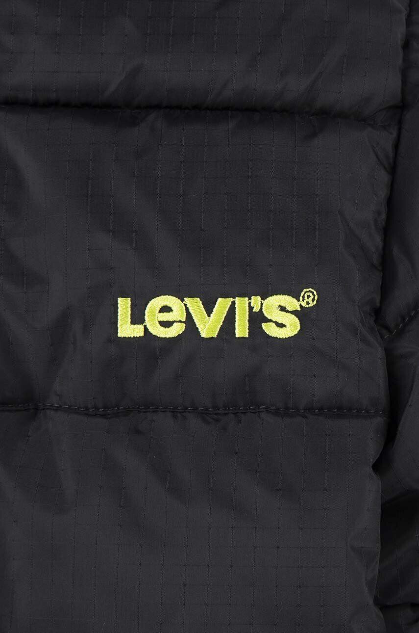 Levi's Detská bunda čierna farba - Pepit.sk