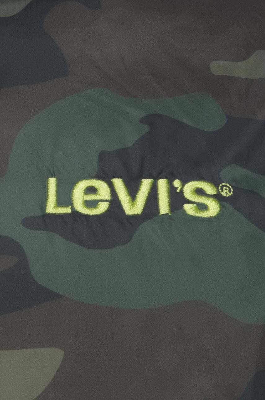 Levi's Detská obojstranná bunda čierna farba - Pepit.sk