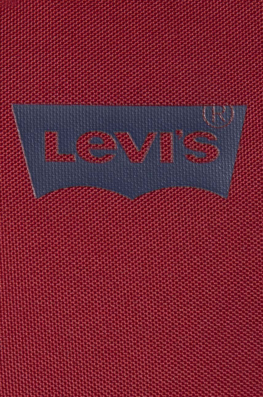 Levi's Detský ruksak červená farba malý s potlačou - Pepit.sk