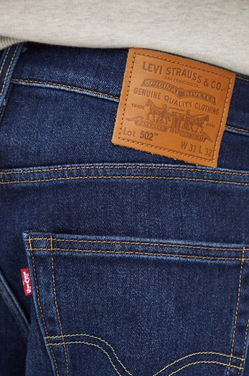 Levi's Džínsy s prímesou vlny 502 TAPER tmavomodrá farba - Pepit.sk