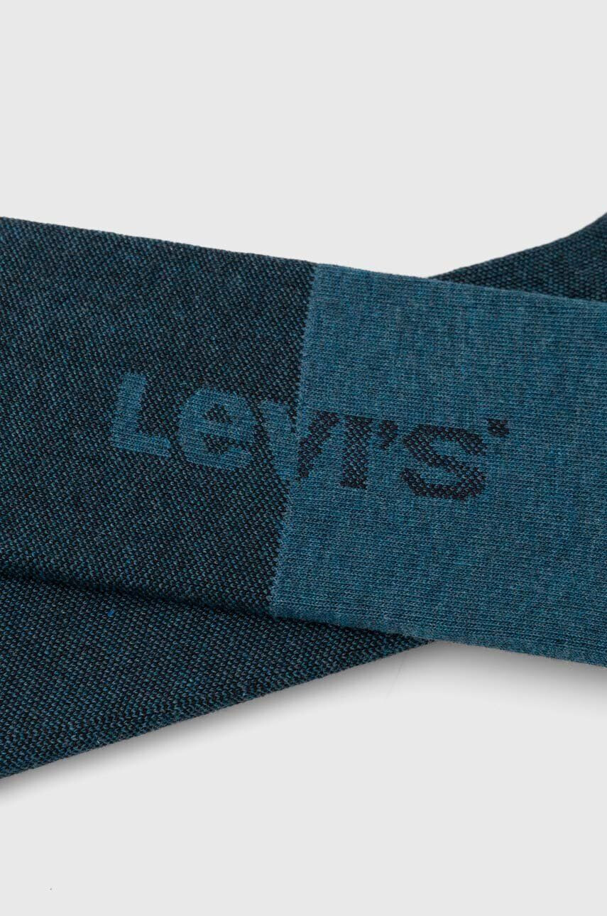 Levi's Ponožky 2-pak tyrkysová farba - Pepit.sk