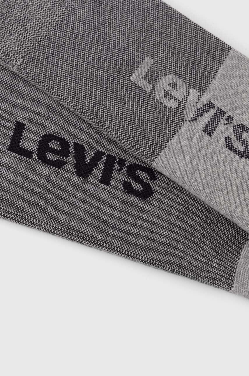 Levi's Ponožky 2-pak šedá farba - Pepit.sk