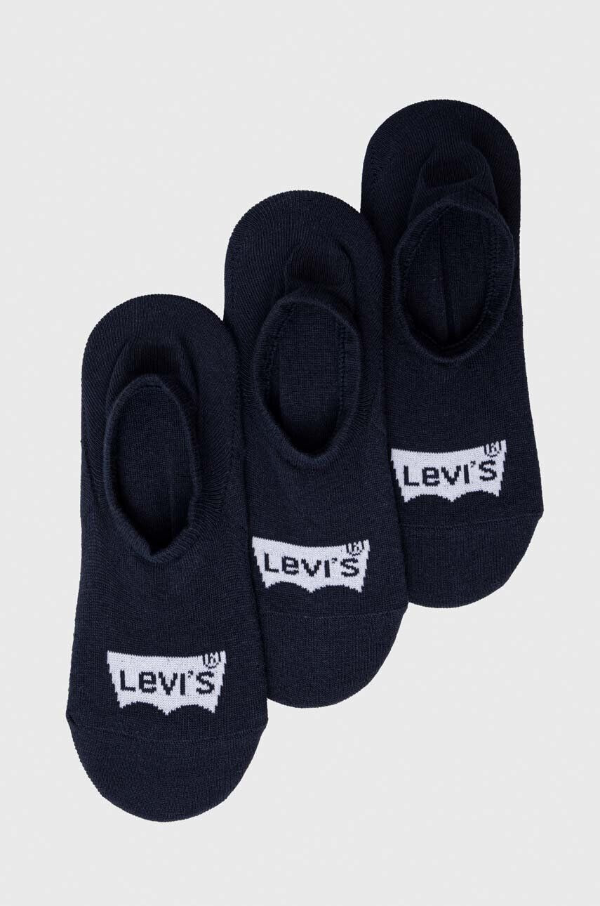 Levi's Ponožky 3-pak tmavomodrá farba - Pepit.sk