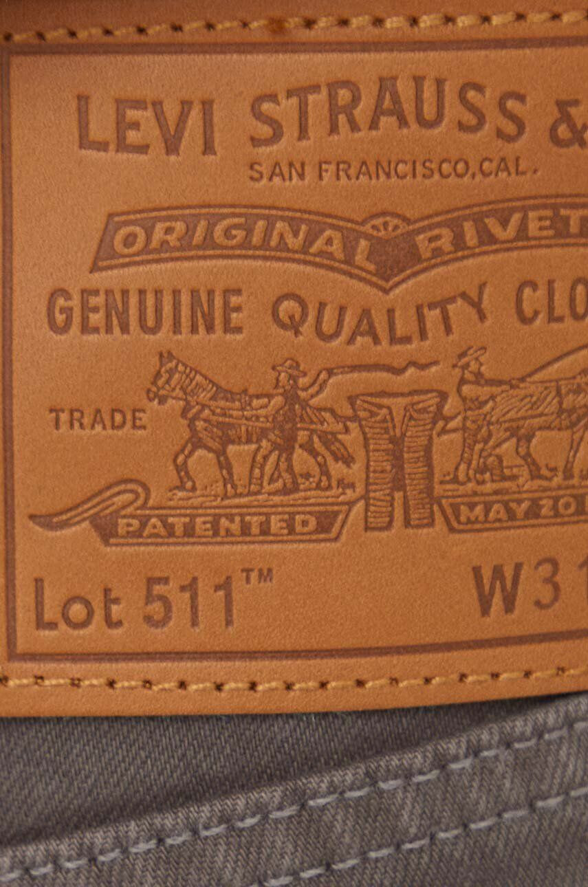 Levi's Rifle 511 SLIM pánske hnedá farba - Pepit.sk