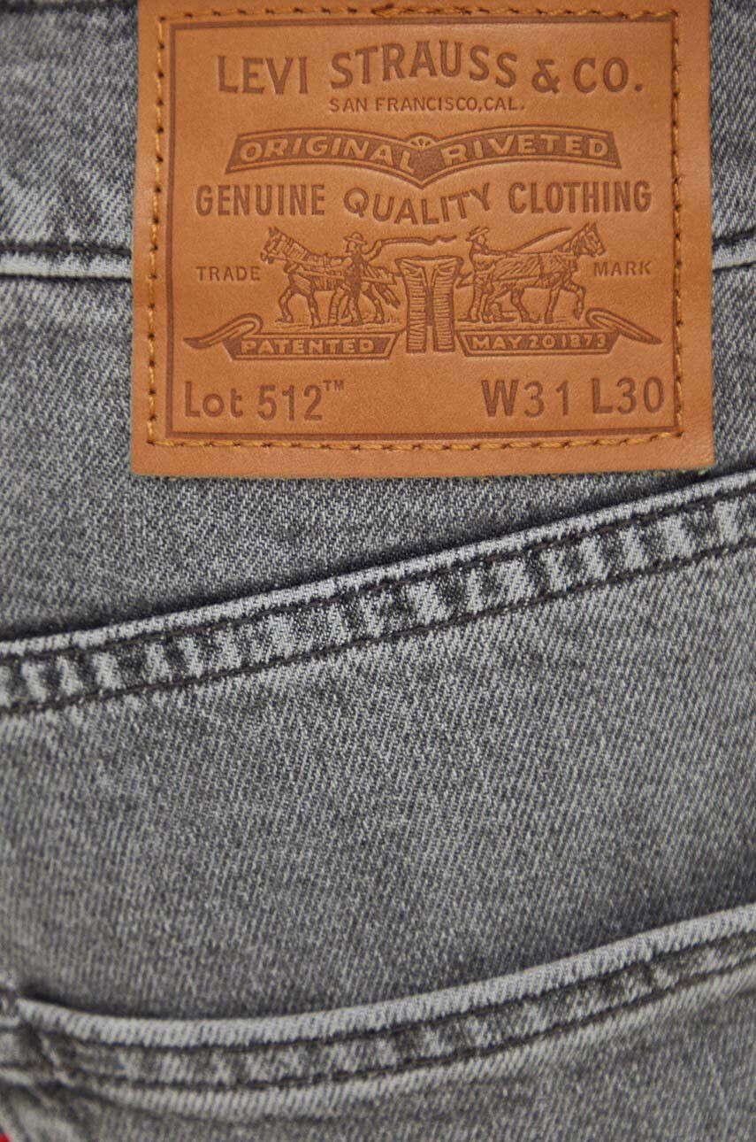 Levi's Rifle 512 SLIM TAPER pánske šedá farba - Pepit.sk