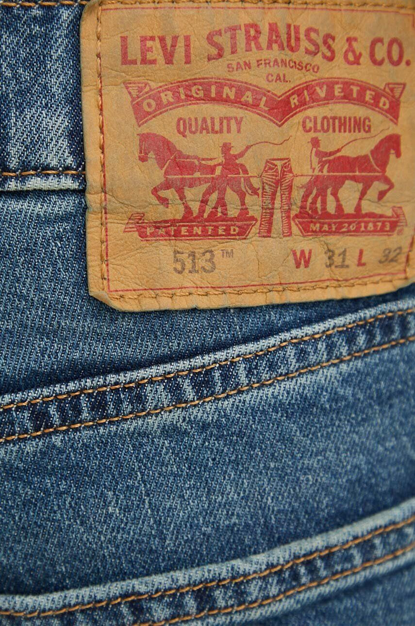 Levi's Rifle 513 SLIM STRAIGHT pánske tmavomodrá farba - Pepit.sk