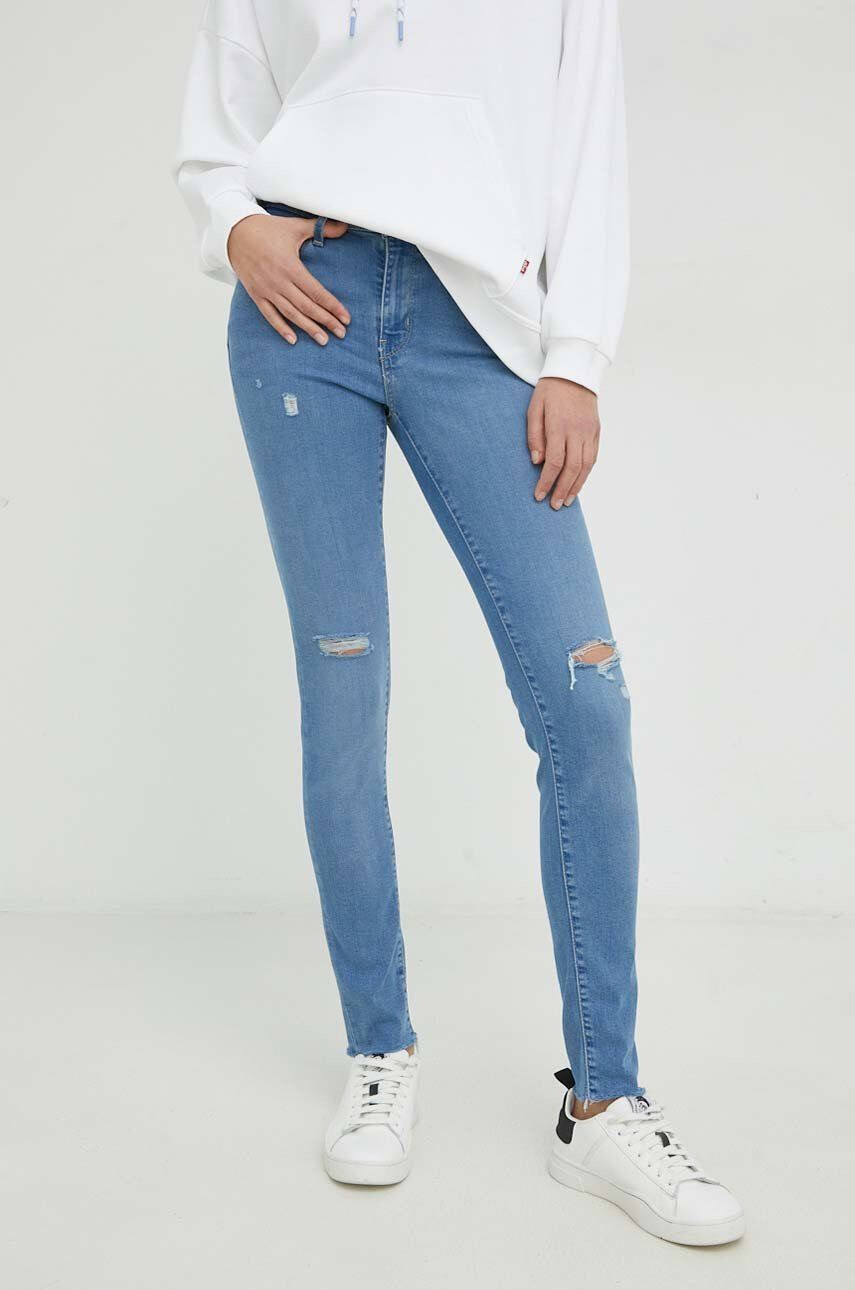 Levi's Rifle 711 Skinny dámske stredne vysoký pás - Pepit.sk