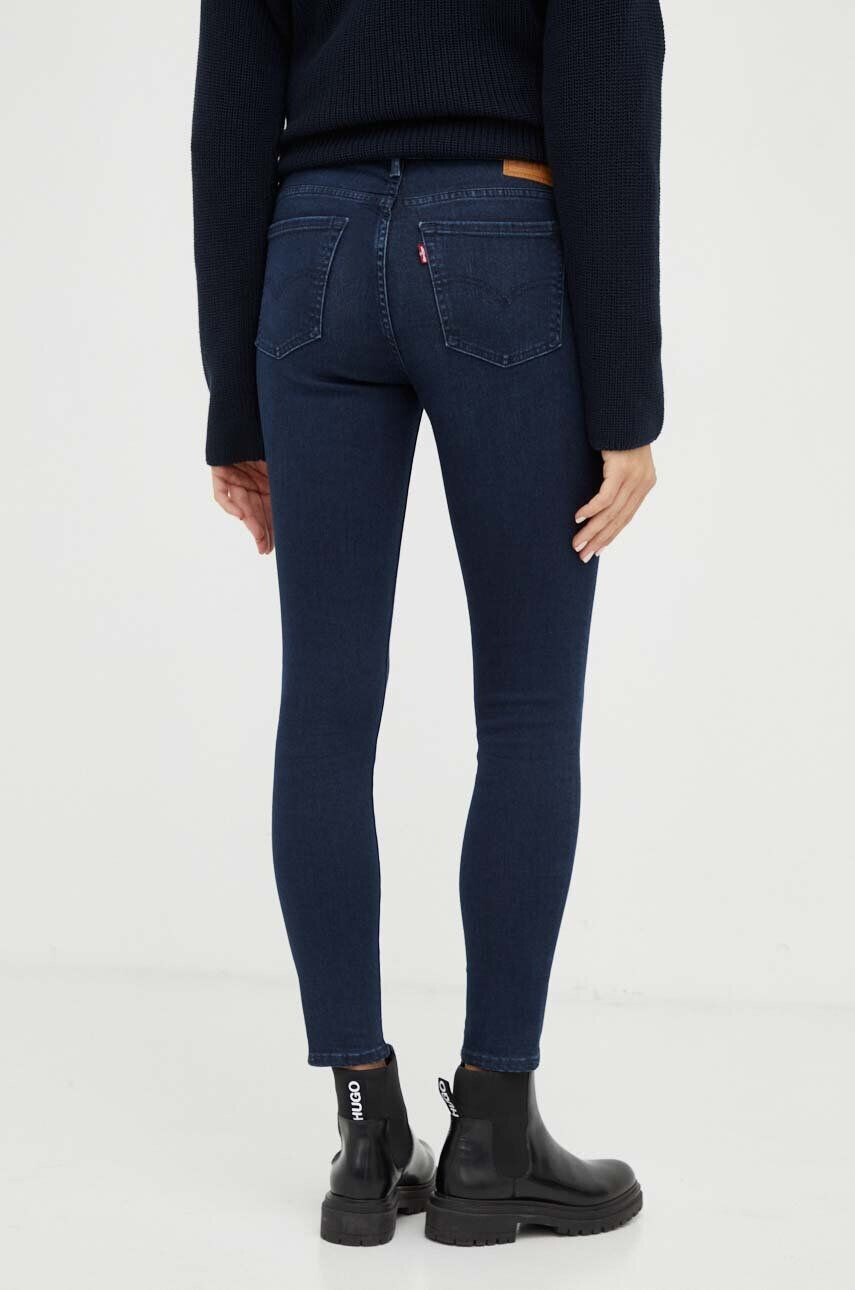 Levi's Rifle 711 SKINNY dámske tmavomodrá farba - Pepit.sk