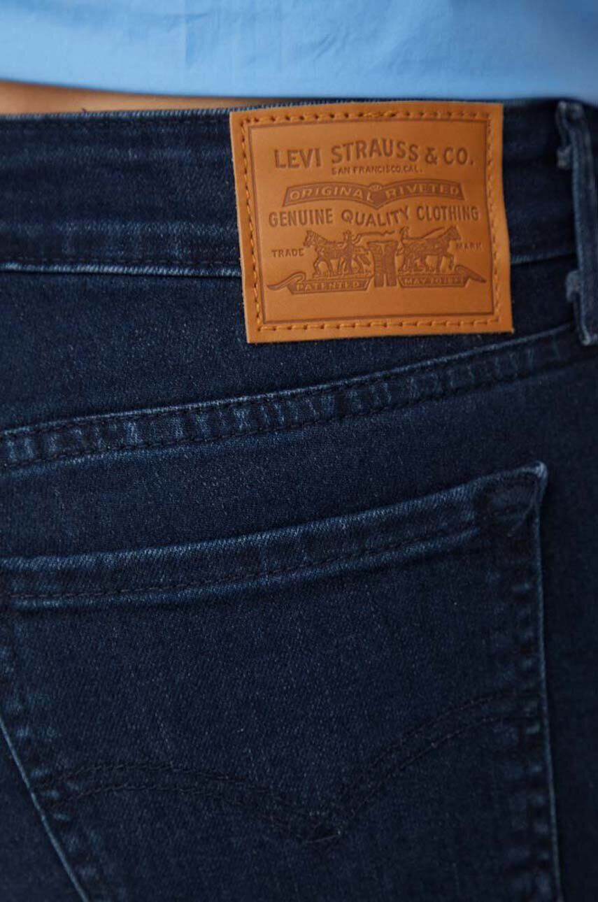 Levi's Rifle 711 SKINNY dámske tmavomodrá farba - Pepit.sk