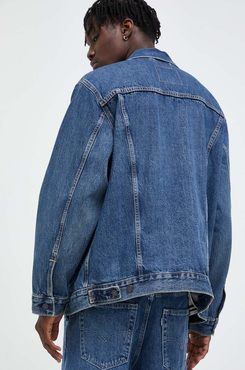 Levi's Rifľová bunda pánska prechodná oversize - Pepit.sk